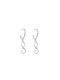 Senza Earrings Hoops made of Silver