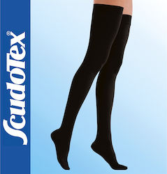 Scudotex Κάλτσες Ριζομηρίου με Σιλικόνη Κλάση 1 Μαύρες