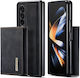 DG.MING M1 Wallet Δερματίνης / Σιλικόνης Μαύρο (Galaxy Z Fold4)