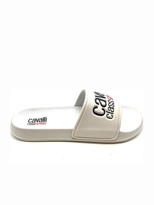 Cavalli BB Slides White