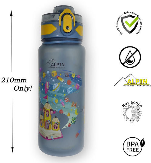 Alpin Kids Water Bottle Blue 500ml