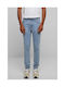 Heavy Ounce Ανδρικό Παντελόνι Τζιν με Slim Tapered Εφαρμογή Light Blue