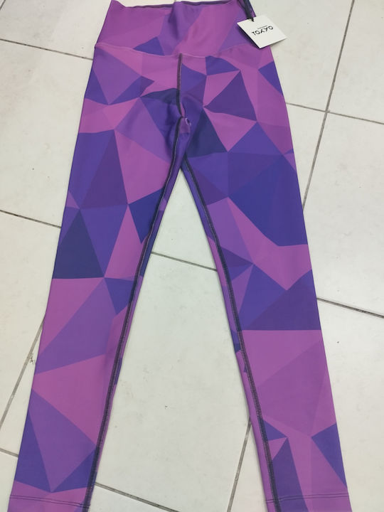 Primo Wear Women's Training Legging High Waisted & Push Up purple