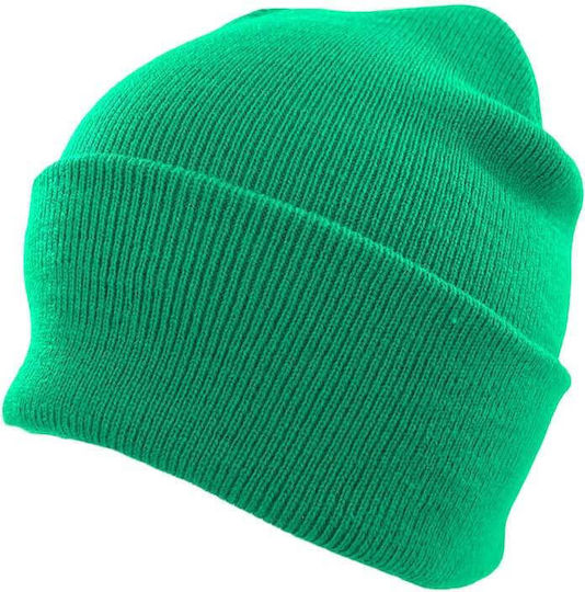 Beanie Unisex Beanie Gestrickt in Grün Farbe