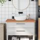 vidaXL Countertop without Sink L100xW50xH4cm Beech