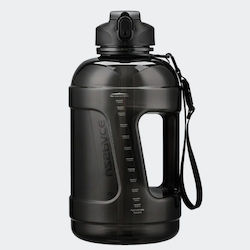 Uzspace Stylish Unique Series Tritan Παγούρι 1600ml Μαύρο