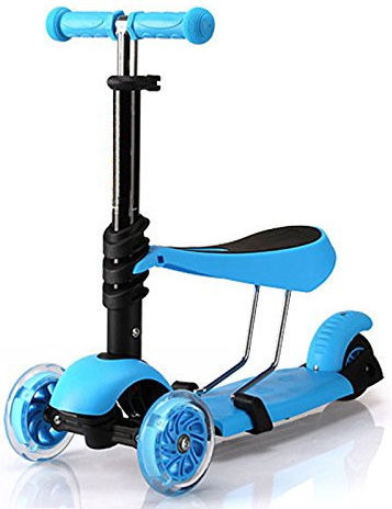 Scooter Детски Скутер 3 колела със седалка Син