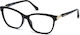 Roberto Cavalli Plastic Eyeglass Frame Black 5011-001-55-15-130