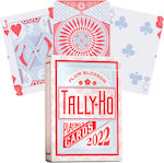 Tally-Ho Spielkarten für Poker Rot