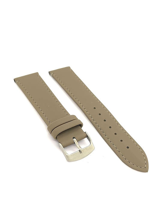 Diloy Straps Lederriemen Gray 22mm