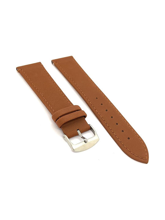 Diloy Straps Leather Strap Brown 14mm