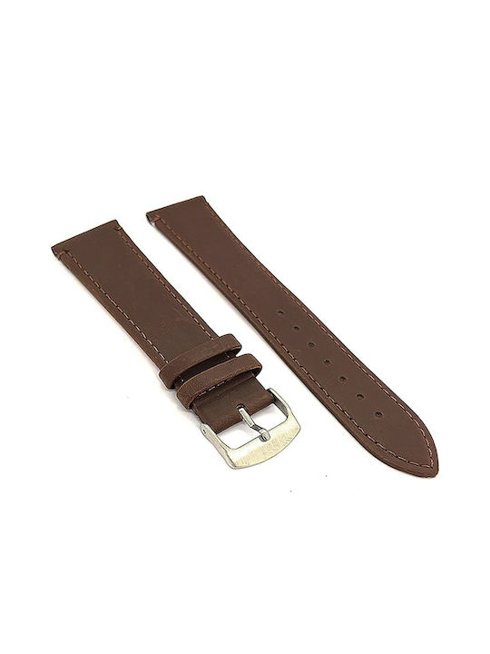 Diloy Straps Leather Strap Brown 20mm