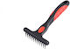 Rosewood Comb Small Dogs for Coat Grooming Burgundy