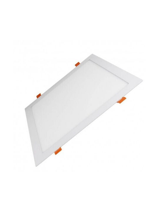 Square Recessed LED Panel 30W with Natural White Light 4000K