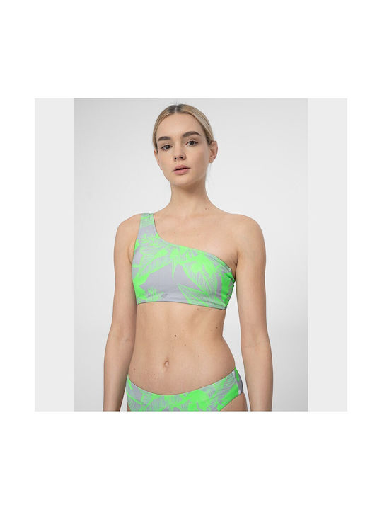 4F Bikini Set Sports Bra & Slip Bottom Green