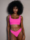 Set Bikini Μπουστάκι Φούξια