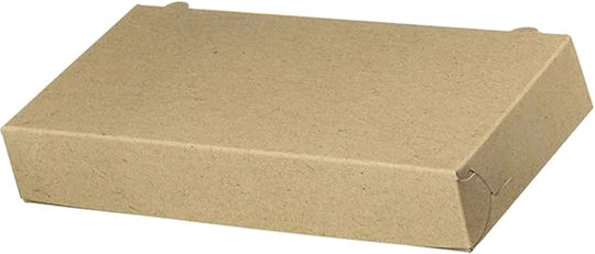 Intertan Σετ 157 Χάρτινα Κουτιά Ψητοπωλείου Kraft 25x13x4.5εκ.