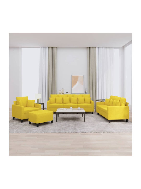 Σετ Σαλονιού 3-Sitzer & 2-Sitzer & Sessel & Hocker