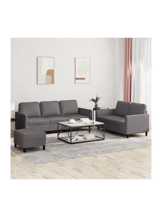 Σετ Σαλονιού 3-Sitzer & 2-Sitzer & Hocker