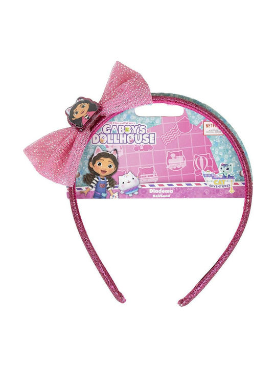 Gabby's Dollhouse Kinder Haarband mit Schleife Rosa 1Stück