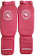 FFSports Ffsports Cotton Shin Guards Adults Red