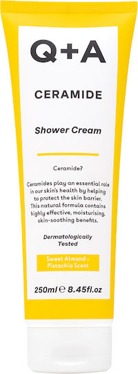 Q+A Natural Skincare Κρεμώδες Αφρόλουτρο με Ceramides & Άρωμα Τροπικά Φρούτα 250ml