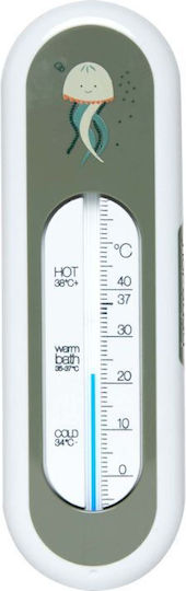 Bebejou Analog Bade-Thermometer 0°C bis 40°C Grüne Bebejou