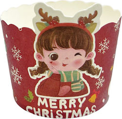 Kardasis Papier-Cupcake-Ständer Rote 50Stücke Kardasis Papier-Cupcake-Ständer Rote 50Stücke