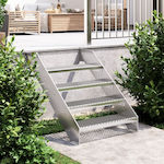 vidaXL Aluminum Staircase 70cm