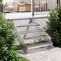 vidaXL Aluminum Staircase 80cm