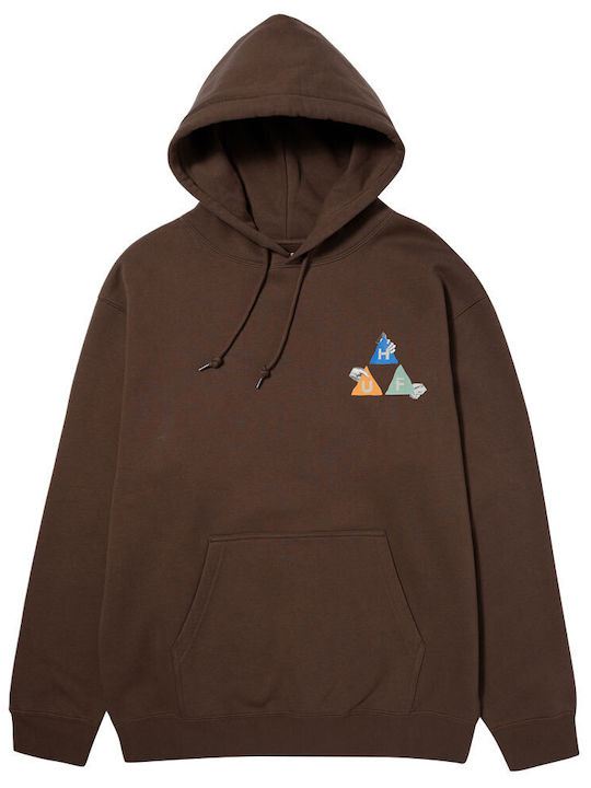 HUF Rituals Φούτερ με Κουκούλα Coffe