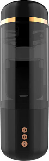 Lilo USB Electric Penis Lengthening Suction Pump - Masturbator Rechargeable Waterproof with 10 Vibration Modes Masturbator with Vibration Black
