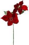 Zaros Weihnachtsdekoration Stoff Blume Länge 60cm.