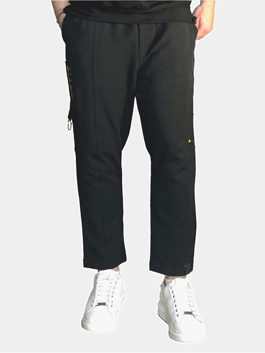 Baqoff Men's Sweatpants ΜΑΥΡΟ