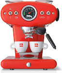 Illy X1 Anniversary E.S.E. & Ground Automatic Espresso Machine 1100W Pressure 18bar Red