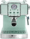 Estia Automatic Espresso Machine 1350W Pressure 20bar Green