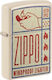 Zippo Αναπτήρας Φλόγας σε Μπεζ χρώμα