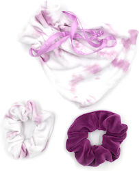 Prod Catifea Scrunchy de Păr Violet