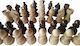 Magic Puzzle Box Wooden Chess Pawns Handmade Brown 9.5cm