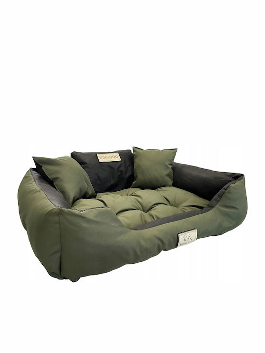 KingDog Καναπές Σκύλου Πράσινος 100x75εκ.