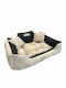KingDog Sofa Hundebett Beige 115x95cm.