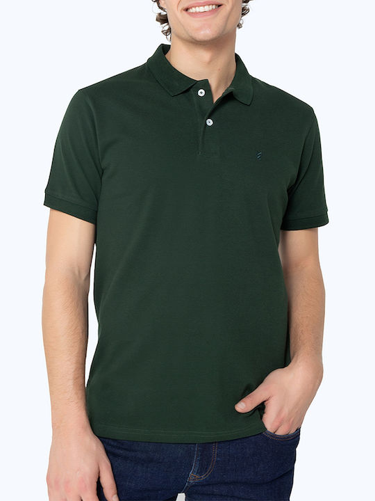 The Bostonians Men's Short Sleeve Blouse Polo Dark Green
