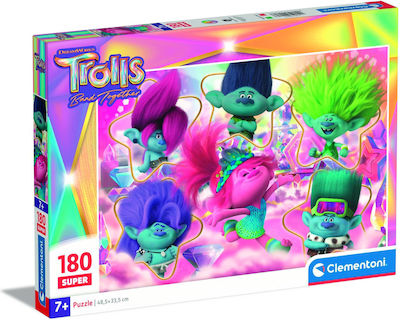 Kinderpuzzle Trolls für 7++ Jahre 180pcs Clementoni