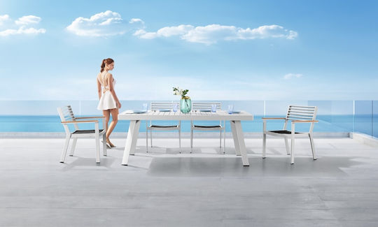 Σετ Τραπεζαρίας 5τμχ White