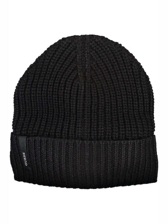 Guess Beanie Beanie Knitted in Black color