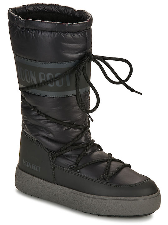 Moon Boot Damenstiefel Schwarz