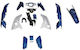 Honda Motorcycle Plastic Set Blue 1pcs