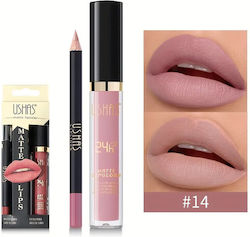 Ushas Makeup Set for the Lips No.14 2pcs