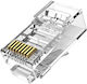 Vention Βύσμα RJ-45 100τμχ Διάφανο (IDBR0-100)