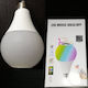 Smart Λάμπα LED 12W για Ντουί E27 RGB